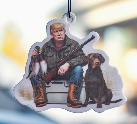 Trump Hunt Air Freshner