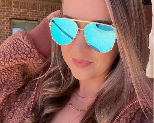 Shay Ice Blue Sunglasses