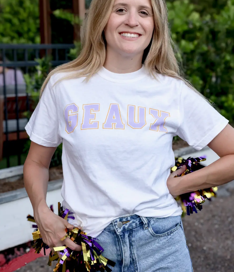 Geaux Block Tee