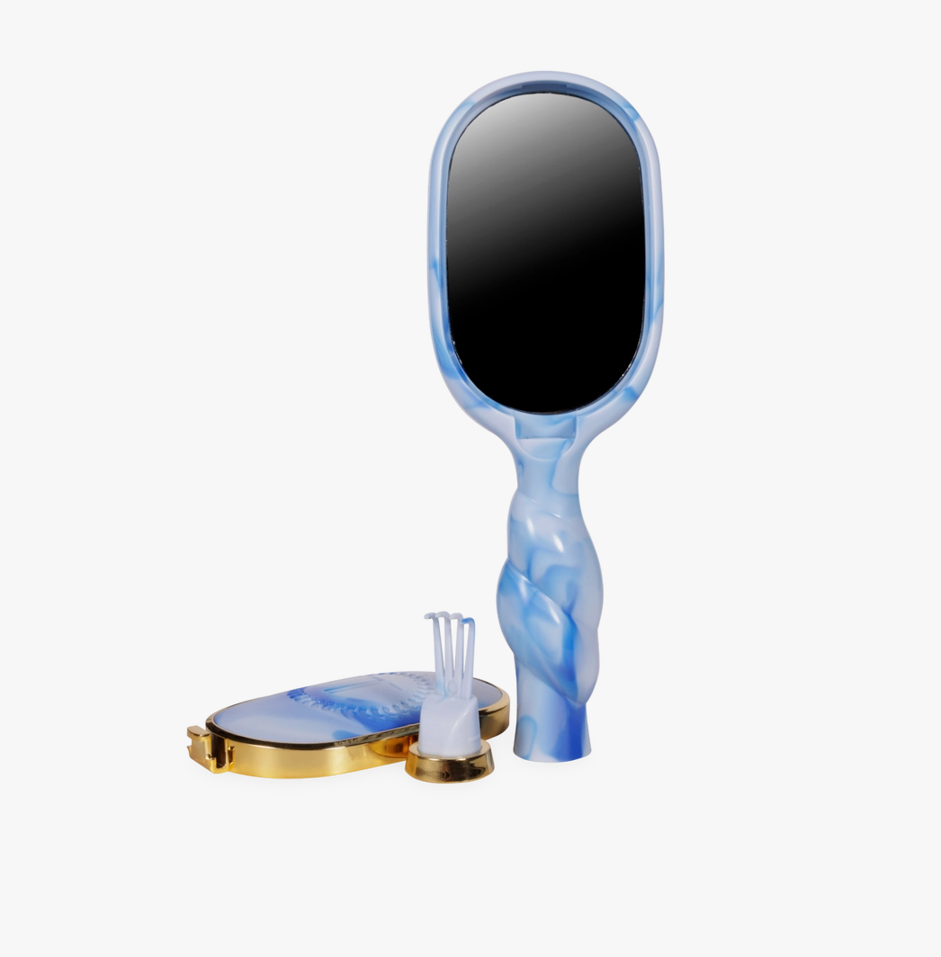 Teletie Mini Detangler Brush Blue