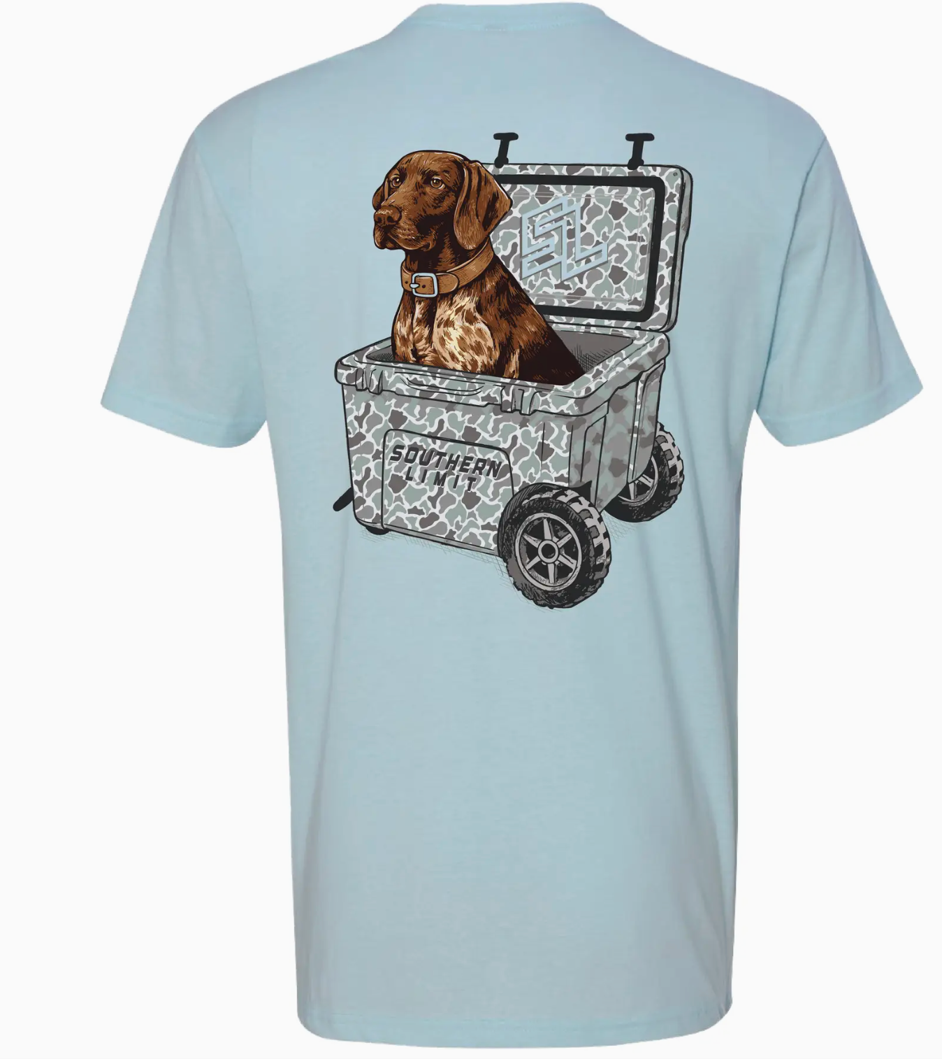 Mens Southern Limit Dog Cooler Tee