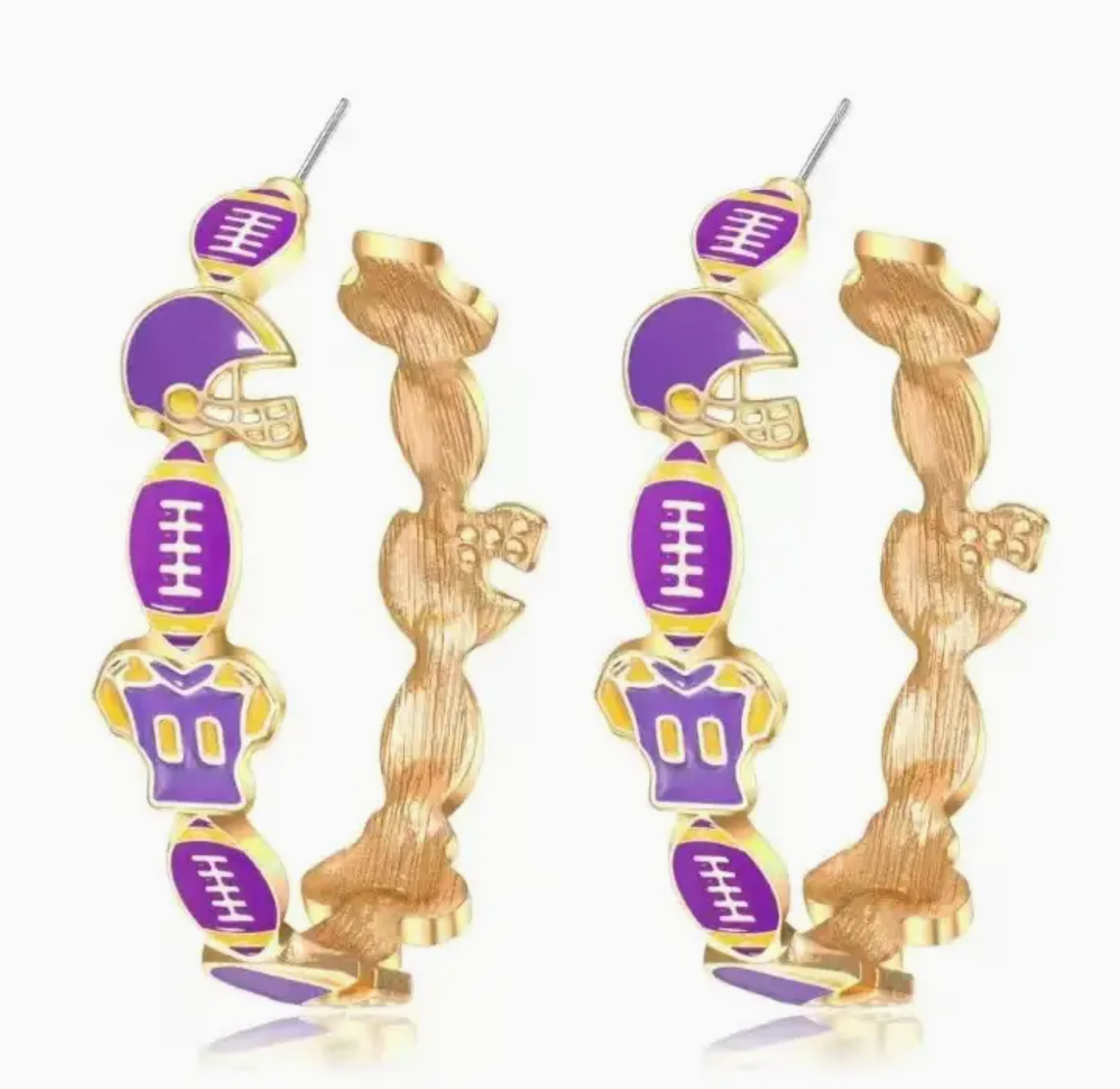 Gameday Hoop Earrings