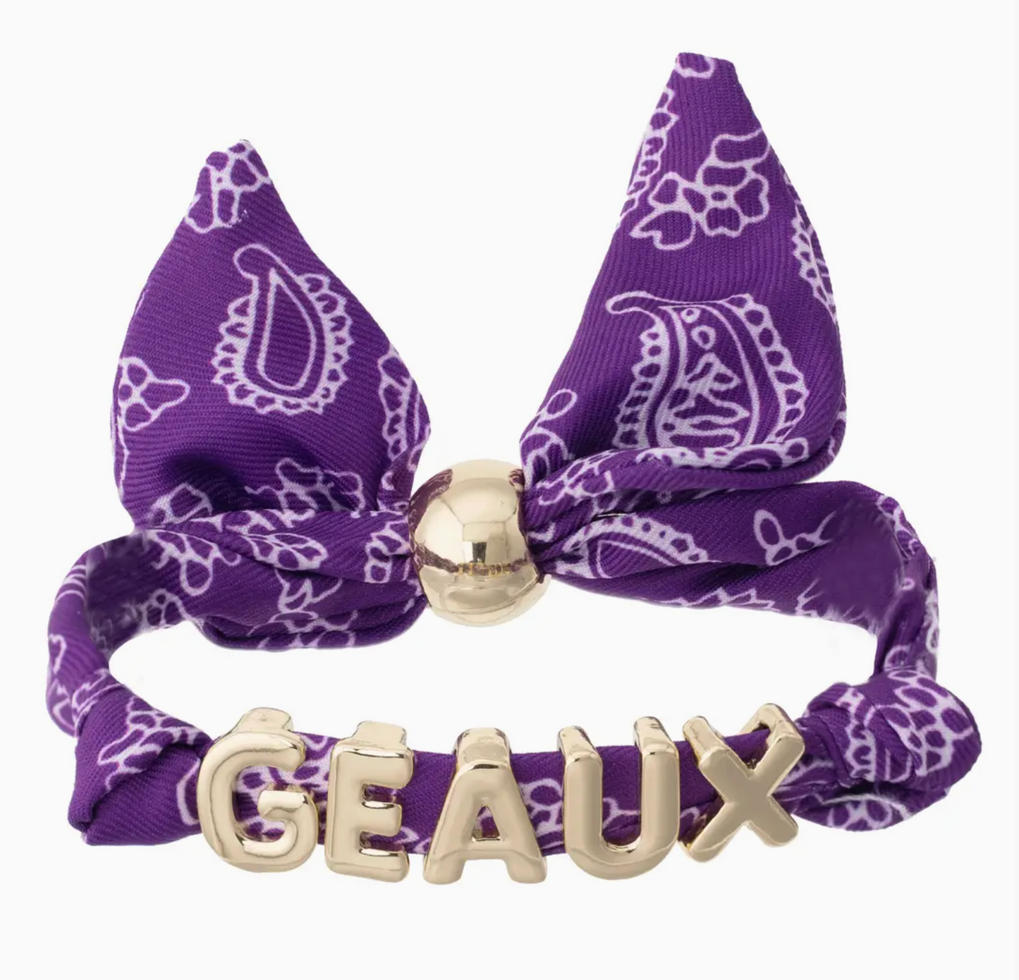 LSU Bandana Bracelet