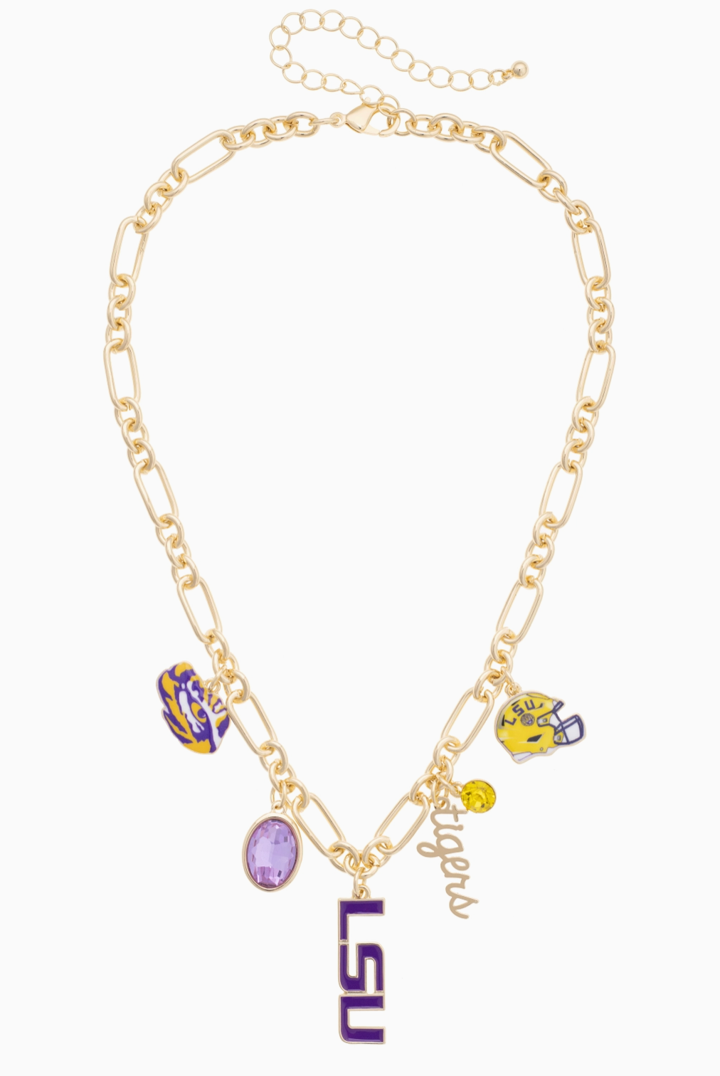 LSU Gameday Charm Necklace