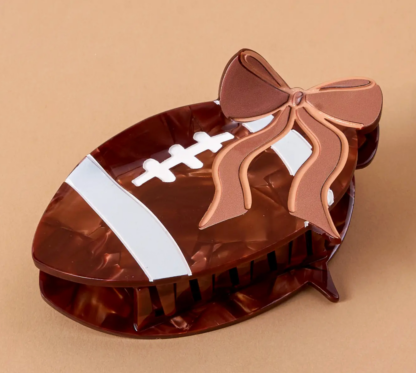 Football Hair Clip