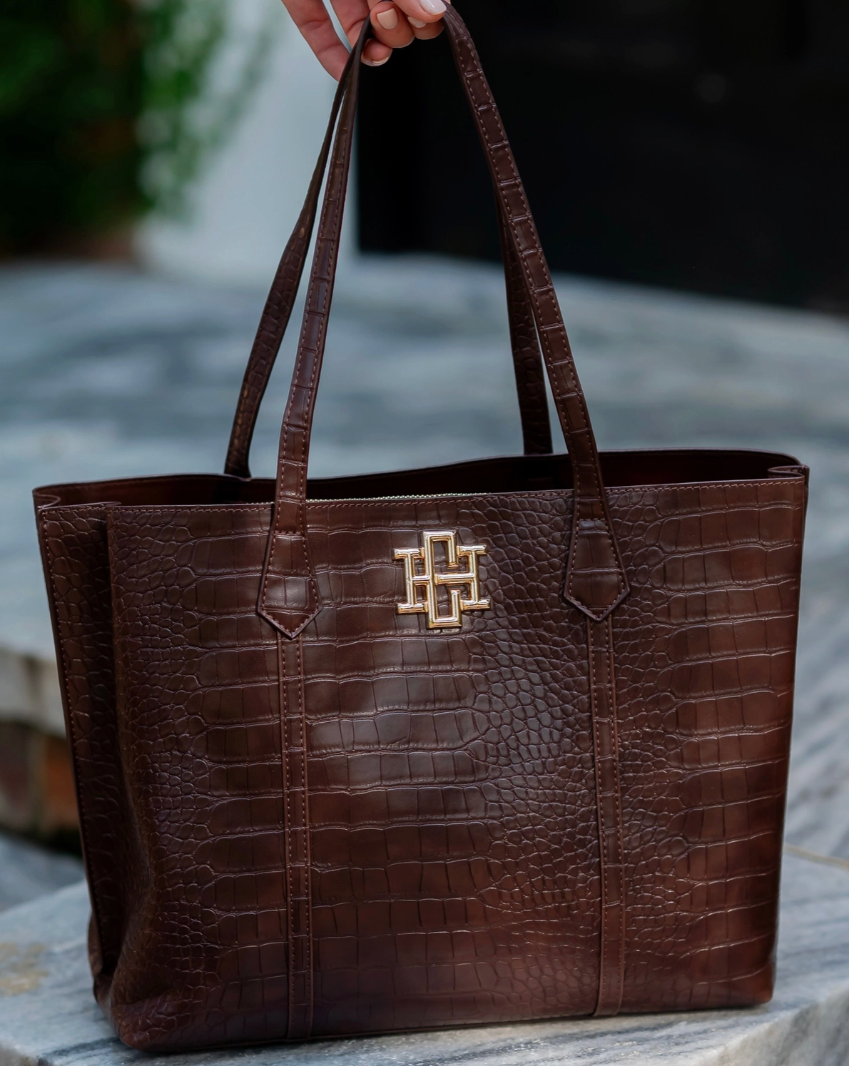 Heath Tote Bag Chocolate EC