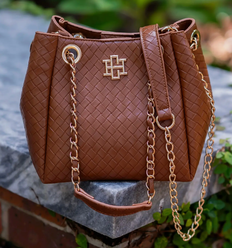 Lainey Mini Tote Woven Saddle