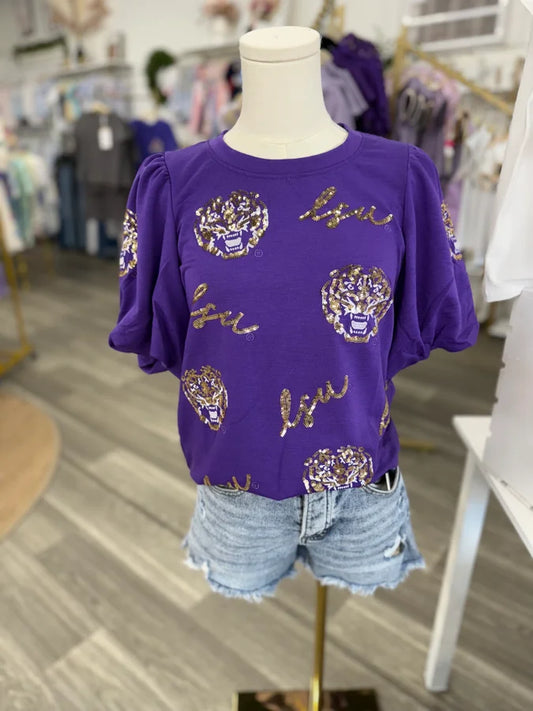 Tina LSU Tiger Top